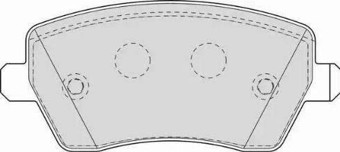 Duron DBP351617 - Тормозные колодки, дисковые, комплект autospares.lv