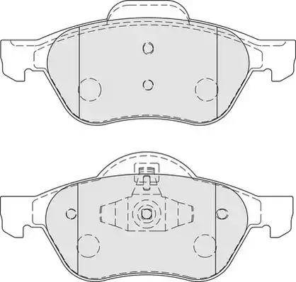 Duron DBP351866 - Тормозные колодки, дисковые, комплект autospares.lv