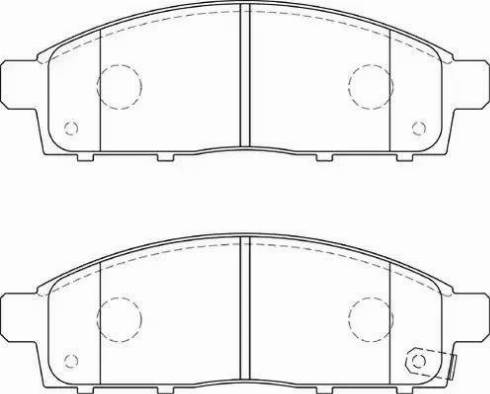 Duron DBP314023 - Тормозные колодки, дисковые, комплект autospares.lv