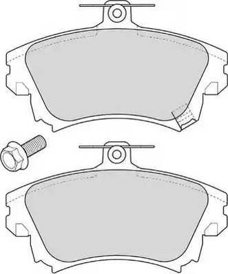 Duron DBP381384 - Тормозные колодки, дисковые, комплект autospares.lv