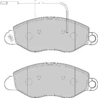 Duron DBP331616 - Тормозные колодки, дисковые, комплект autospares.lv