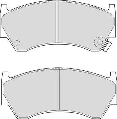 Duron DBP331091 - Тормозные колодки, дисковые, комплект autospares.lv