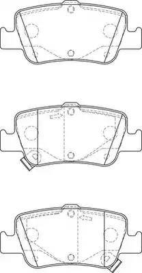 Duron DBP374048 - Тормозные колодки, дисковые, комплект autospares.lv