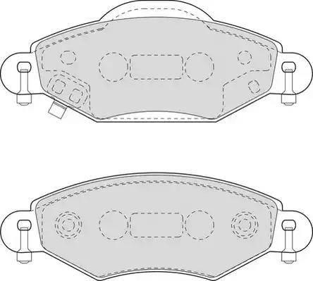 Duron DBP371513 - Тормозные колодки, дисковые, комплект autospares.lv