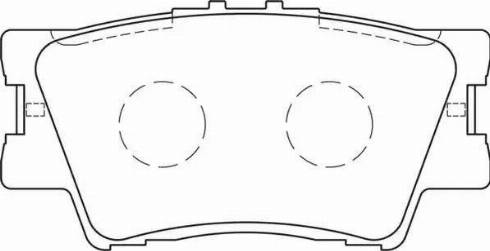 Duron DBP371892 - Тормозные колодки, дисковые, комплект autospares.lv