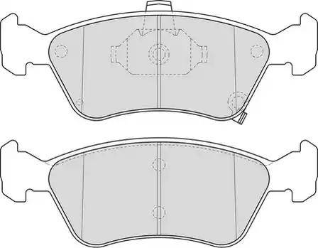 Duron DBP371321 - Тормозные колодки, дисковые, комплект autospares.lv