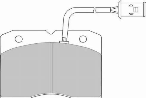 Duron DBP290655 - Тормозные колодки, дисковые, комплект autospares.lv