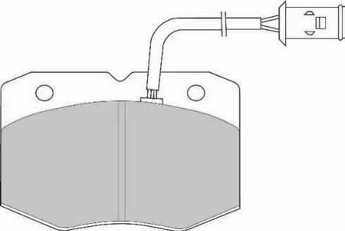 Duron DBP290713 - Тормозные колодки, дисковые, комплект autospares.lv