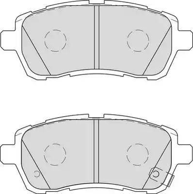 Duron DBP244179 - Тормозные колодки, дисковые, комплект autospares.lv