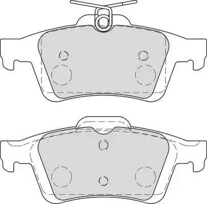 Duron DBP241931 - Тормозные колодки, дисковые, комплект autospares.lv