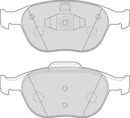 Duron DBP241568 - Тормозные колодки, дисковые, комплект autospares.lv