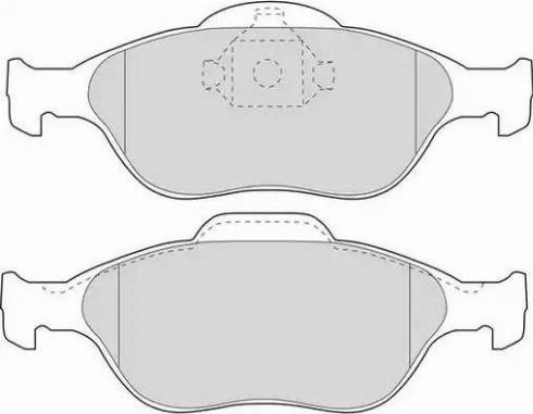 Duron DBP241394 - Тормозные колодки, дисковые, комплект autospares.lv