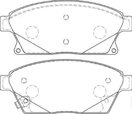 Duron DBP254264 - Тормозные колодки, дисковые, комплект autospares.lv