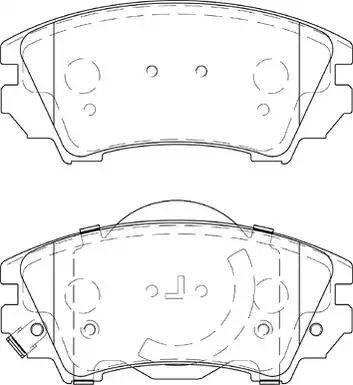 Duron DBP254208 - Тормозные колодки, дисковые, комплект autospares.lv