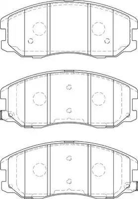 Duron DBP251934 - Тормозные колодки, дисковые, комплект autospares.lv