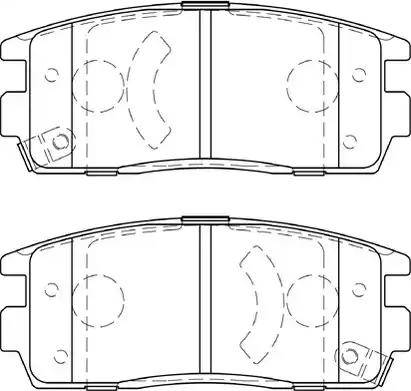 Duron DBP251935 - Тормозные колодки, дисковые, комплект autospares.lv