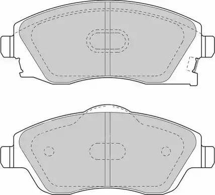 Duron DBP251424 - Тормозные колодки, дисковые, комплект autospares.lv