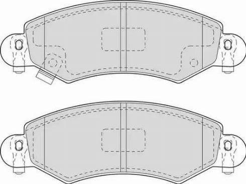 Duron DBP251423 - Тормозные колодки, дисковые, комплект autospares.lv