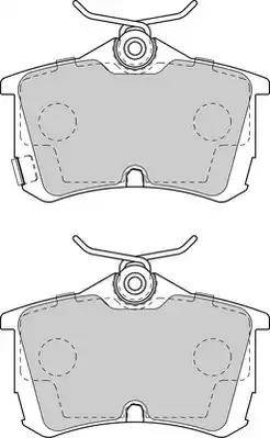 Duron DBP261506 - Тормозные колодки, дисковые, комплект autospares.lv