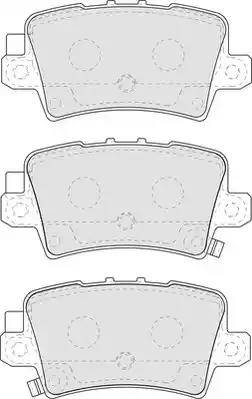 Duron DBP261862 - Тормозные колодки, дисковые, комплект autospares.lv