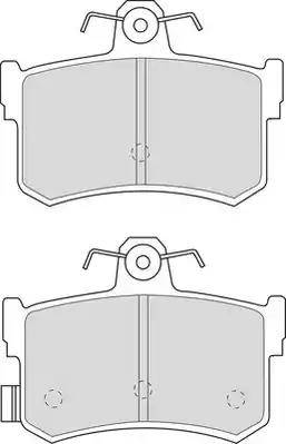 Duron DBP200917 - Тормозные колодки, дисковые, комплект autospares.lv