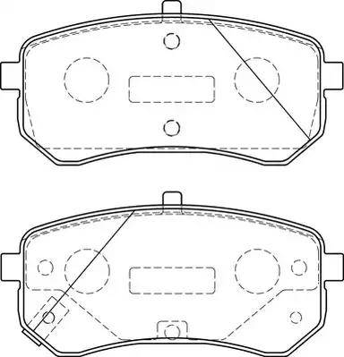 Duron DBP201902 - Тормозные колодки, дисковые, комплект autospares.lv