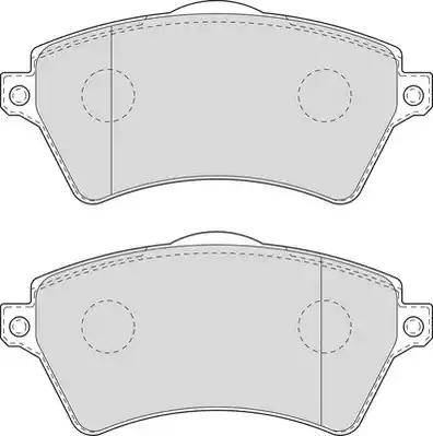 Duron DBP201473 - Тормозные колодки, дисковые, комплект autospares.lv