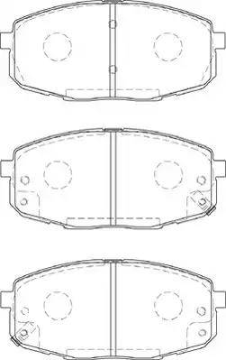 Duron DBP201869 - Тормозные колодки, дисковые, комплект autospares.lv