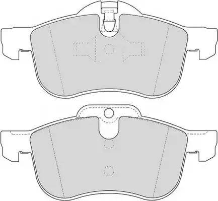 Duron DBP201355 - Тормозные колодки, дисковые, комплект autospares.lv