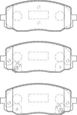 Duron DBP201783 - Тормозные колодки, дисковые, комплект autospares.lv