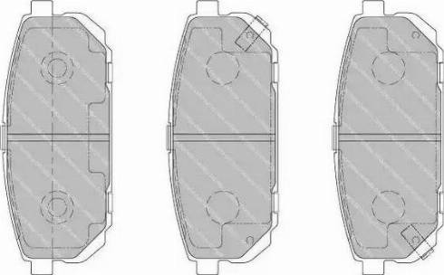 Duron DBP201736 - Тормозные колодки, дисковые, комплект autospares.lv