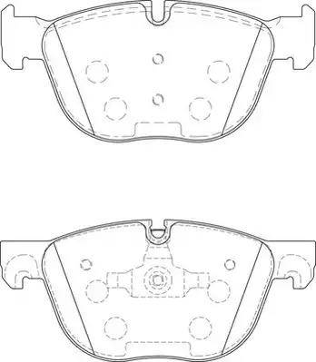 Duron DBP214052 - Тормозные колодки, дисковые, комплект autospares.lv