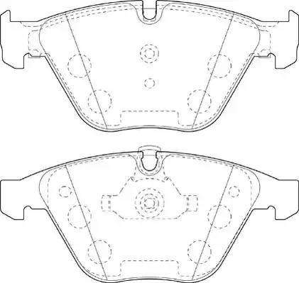 Duron DBP214191 - Тормозные колодки, дисковые, комплект autospares.lv