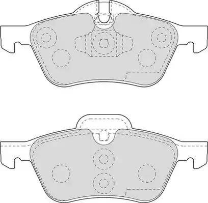 Duron DBP211499 - Тормозные колодки, дисковые, комплект autospares.lv