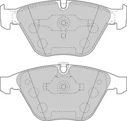 Duron DBP211628 - Тормозные колодки, дисковые, комплект autospares.lv