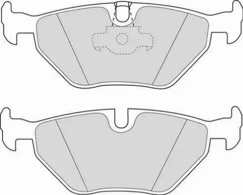 Duron DBP211075 - Тормозные колодки, дисковые, комплект autospares.lv