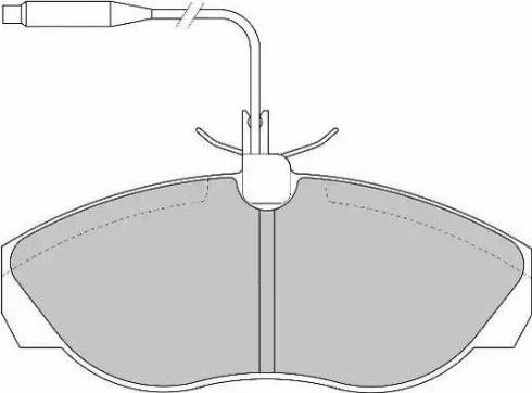 Duron DBP230967 - Тормозные колодки, дисковые, комплект autospares.lv