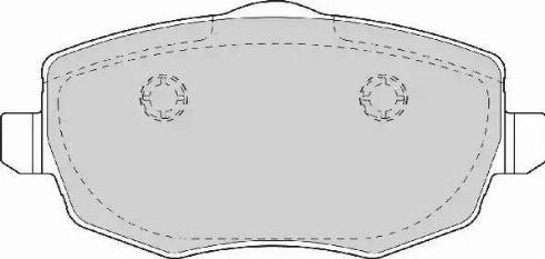 Duron DBP231581 - Тормозные колодки, дисковые, комплект autospares.lv