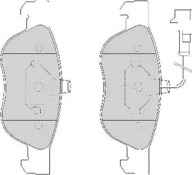 Duron DBP231056 - Тормозные колодки, дисковые, комплект autospares.lv