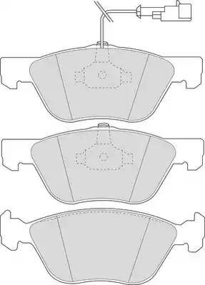 Duron DBP231052 - Тормозные колодки, дисковые, комплект autospares.lv