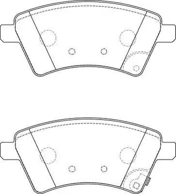 Duron DBP231875 - Тормозные колодки, дисковые, комплект autospares.lv