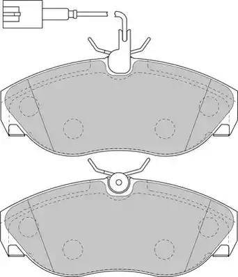 Duron DBP231396 - Тормозные колодки, дисковые, комплект autospares.lv