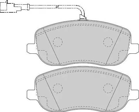 Pex 7757 - Тормозные колодки, дисковые, комплект autospares.lv