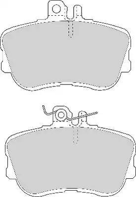 Duron DBP220854 - Тормозные колодки, дисковые, комплект autospares.lv