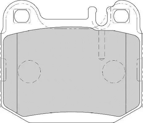 Duron DBP221512 - Тормозные колодки, дисковые, комплект autospares.lv