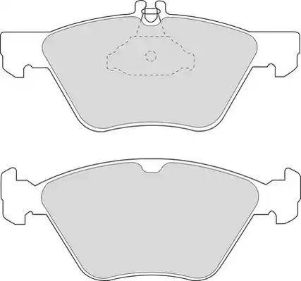 Duron DBP221050 - Тормозные колодки, дисковые, комплект autospares.lv