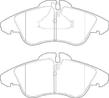 Duron DBP221038 - Тормозные колодки, дисковые, комплект autospares.lv