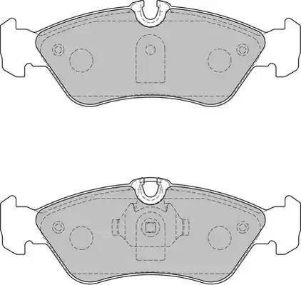 Duron DBP221876 - Тормозные колодки, дисковые, комплект autospares.lv