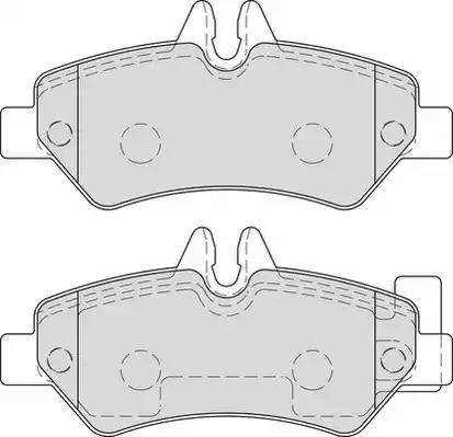 Duron DBP221780 - Тормозные колодки, дисковые, комплект autospares.lv