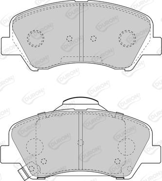 Duron DBP274623 - Тормозные колодки, дисковые, комплект autospares.lv